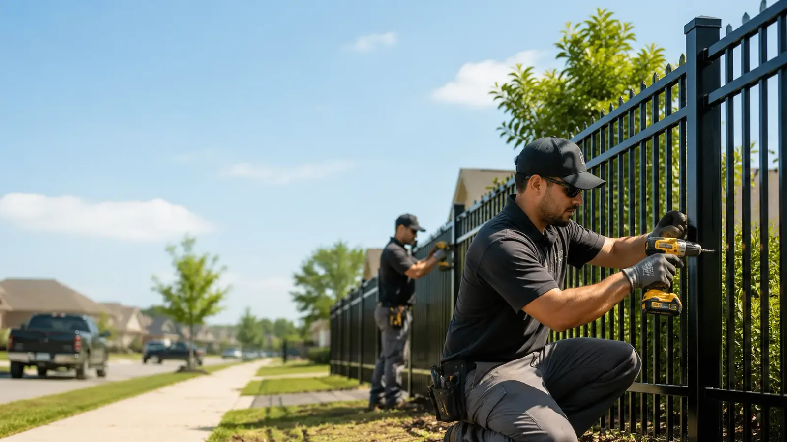 Metal Fence Installation in Amlin, OH